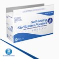 thumbnail image 7 of Dynarex Sterilization Pouches - Self-Sealing Autoclave Bags for Medical, Dental, Tattoo & Nail Care Tools - Blue-Tinted Transparent Cover, Dual Color Indicators, Size 3.5" x 9", 1 Case of 4000, 7 of 7