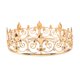 thumbnail image 1 of Royal King Crown for Men - Metal Prince Crowns and Tiaras, Full Round Birthday Party Hats,Medieval A, 1 of 5