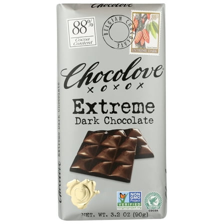 Chocolove Extreme Dark Chocolate, 3.2 Oz