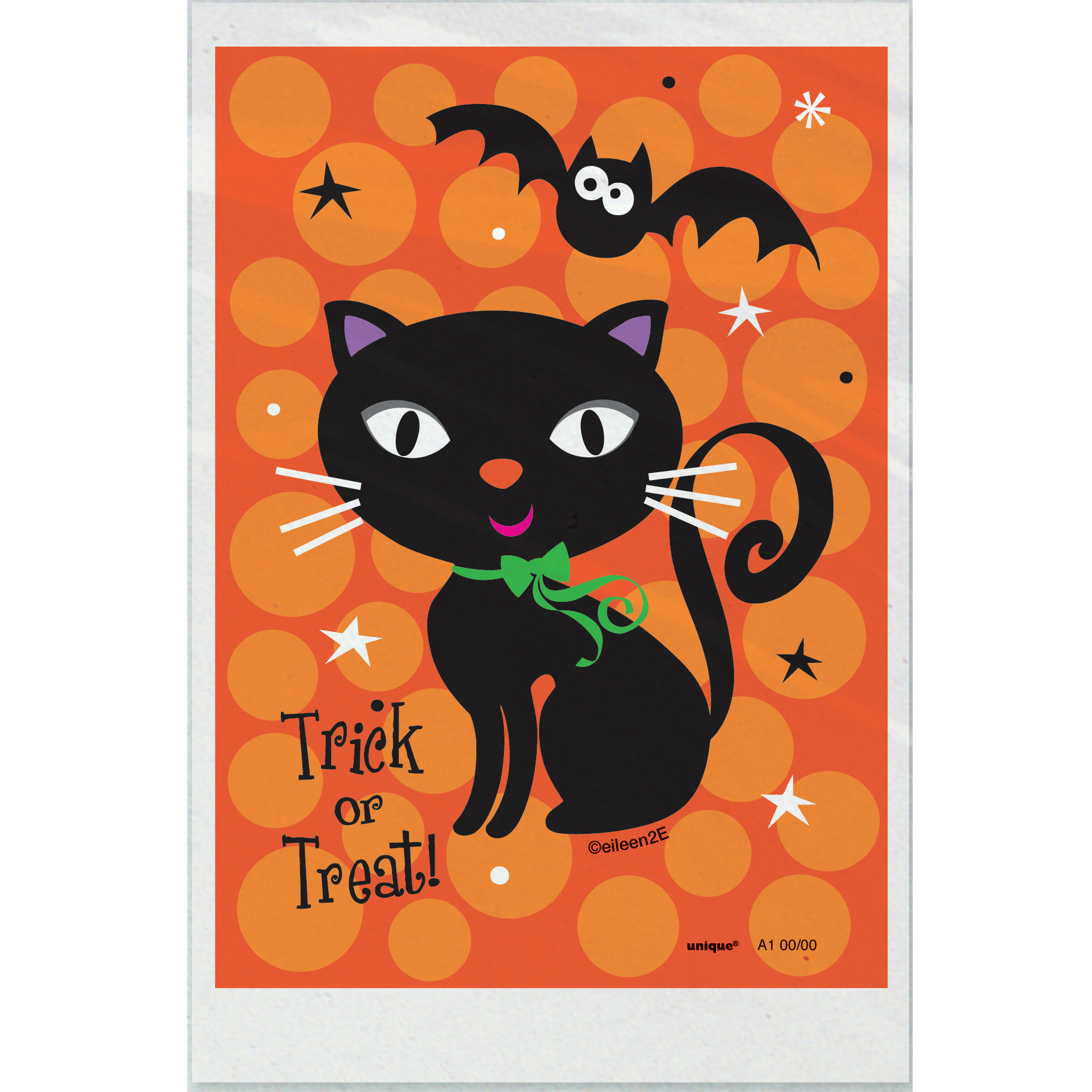 Unique Industries Assorted Colors Halloween Party Bags, 50 Count - image 2 of 2