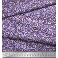 thumbnail image 3 of Soimoi Poly Georgette Fabric Swirl Abstract Print Fabric by The Yard 42 Inch Wide, 3 of 3