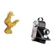 thumbnail image 4 of Figura decorativa de pollo en resina, estatua de animal coleccionable, modelo de cámara con diseño artístico realista, ideal para el dormitorio., 4 of 6