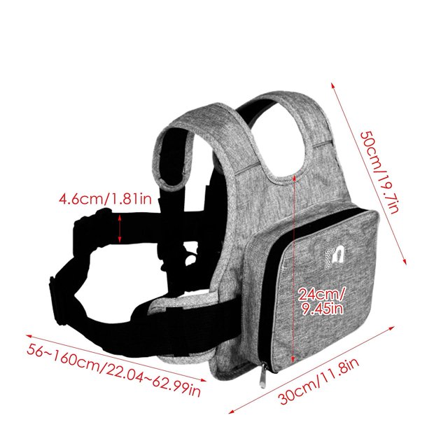 Arnés para motocicleta para niños, cinturón de seguridad, cómodo, transpirable y ajustable, arnés fijo Universal con bolsa de almacenamiento Banban