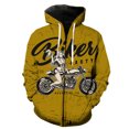 thumbnail image 1 of Sudadera con capucha y cremallera para hombre, estilo punk, de dibujos animados, con estampado 3D de motocicleta, estilo casual, estilo hip hop, ropa de primavera, estilo Harajuku, para adolescentes, 1 of 6