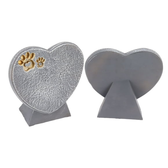 Pet Breed Memorial Stone, Heart Shaped Animal Tombstone DIY Dog Pet Memorial Stone Outdoor Courtyard Decoration Ornaments Standing