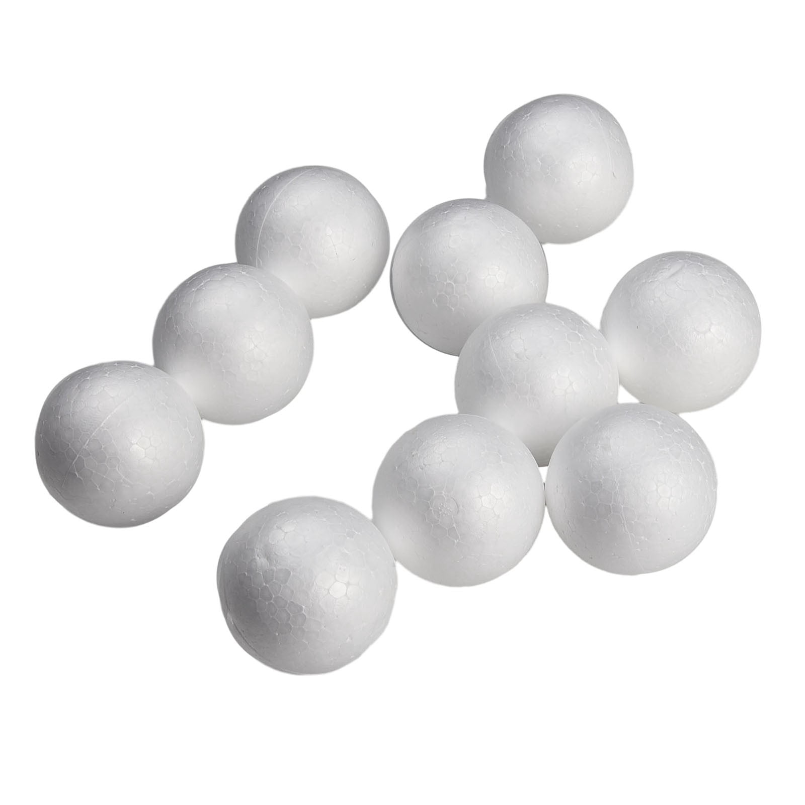 10pcs Wedding Decoration Modeling Craft Solid Polystyrene Foam Balls Round Spheres DIY Stuff Solid 2-10cm