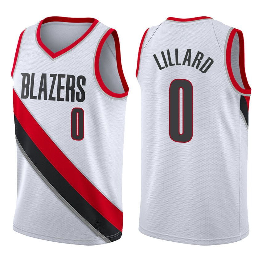 NBA_ Basketball Jerseys Portland''Trail''Blazers''Damian 0 Lillard