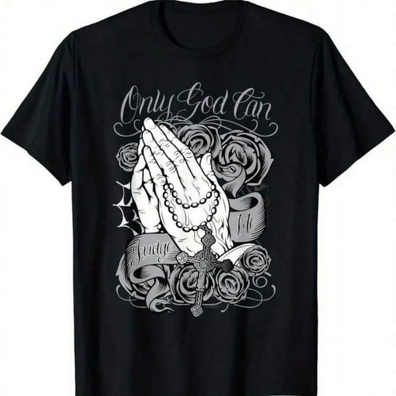 Graphic Art Only God Can Judge Me T-Shirt