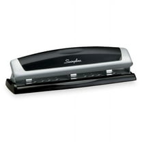 Swingline Precision Pro Desktop Punch, 2 - 3 Holes, Adjustable Centers, 10 Sheets