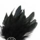 thumbnail image 5 of Diadema De Plumas Con , Diadema Con , Fascinador Elástico De año 20, Gran De, 5 of 9