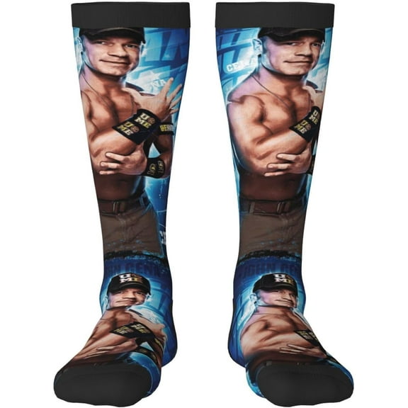 John Cena Stocking Women's Crew Sock High Sock Soft Men's Athletic Socks Outdoor Socks