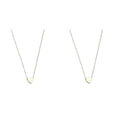 thumbnail image 1 of (Lot de 2) 2025 26 Colliers Mère et Fille en Forme de Cœur Initiale Collier Alphabet pour Femmes Collier en Acier Inoxydable Colliers pour Femmes A Z 26, 1 of 3
