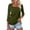 101#Coffee, variant on 3/4 Sleeve Tops for Women Square Neck Summer T Shirts Casual Dressy Trendy Blouses Gradient Print Tunics Cyan M