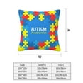 thumbnail image 2 of Housse de Coussin de Sensibilisation à l'Autisme, 2 of 5