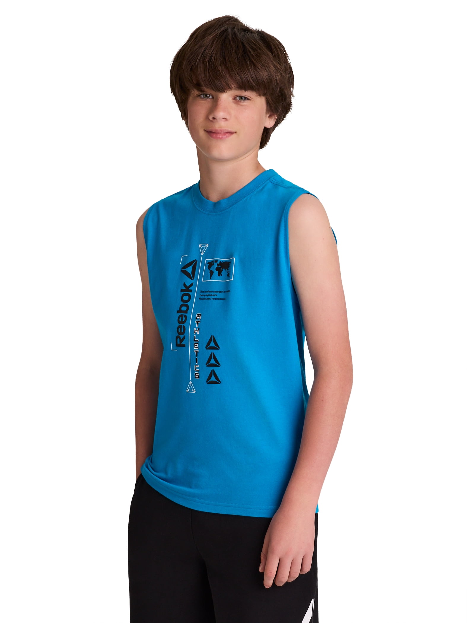 Reebok Boy’s Active Graphic Tank Top, Sizes 4-18