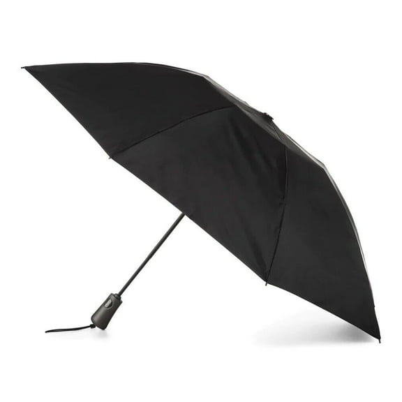 Totes InBrella Reverse Close Folding Umbrella Black) - 8417
