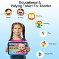 thumbnail image 5 of Kids Tablet,10.1 Inch Android 15 Toddler Tablet with Case,8GB RAM 64GB ROM Tableta,APP Preinstalled,Parent Control,Kids Education Children Tablet with WiFi,Blue, 5 of 9
