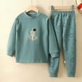 thumbnail image 2 of Caqnni Outfits for Toddler Boy Long Sleeve Top and Pants Set Sweatshirt Pullover Joggers Pants Elastic Waist Pants 2Pcs Set for 0 6 12 18 24 M 1t 2t 3t 4t 5t 6t Pajamas & Dailywear Set，6-7 Years, 2 of 4