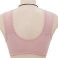 thumbnail image 3 of frariair Wireless Bras For Women Daisy Older Summer Breathable Front Button Full Support Wide Back Everyday Nursing Breastfeeding, 3 of 7