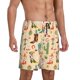 thumbnail image 2 of Balery Groovy American Western Footwear Pantalones cortos de pijama de punto de algodón para hombre con cinturilla y bolsillos-XX-Large, 2 of 6