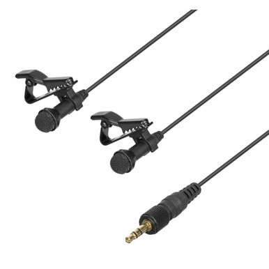 Saramonic DK3A2 2-Person Dual Omni Lavalier w/ Locking 3.5mm TRS for Recorders  Transmitters  Cameras & More price history on PriceWatchPro