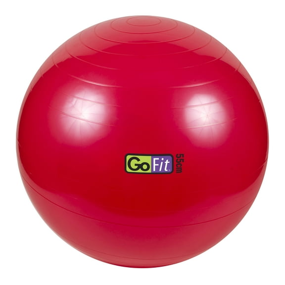 GoFit Stability Ball with Pump (55cm; Red), GF-55BALL