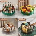 thumbnail image 3 of Kitchen Transparent Rotating Storage Rack Organizer 360 Degree Rotating Heightened Round Large Space Turntable, 3 of 8