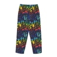 thumbnail image 5 of Naloa Magical Mushrooms and Flowers Print Women’s Ultra-Soft Comfy Pajama Lounge Pants with Pockets & Drawstring, 5 of 8