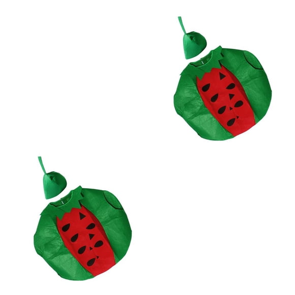 Yuarrent Traje de chile para niños y niñas para el día de los niños, disfraz de fiesta, vestido elegante de frutas 2piezas niño sandía