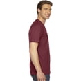 thumbnail image 2 of 2456W American Apparel Unisex Fine Jersey Short-Sleeve V-Neck Cranberry XS, 2 of 2
