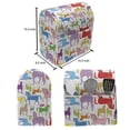 thumbnail image 4 of Horses Stand Mixer Cover, Colorful Abstract Horse Silhouette Stallion Pattern Hand Drawn Wildlife Illustration, Kitchen Appliance Organizer Bag Cover with Pockets, 5 Quarts, Multicolor, by Ambesonne, 4 of 4