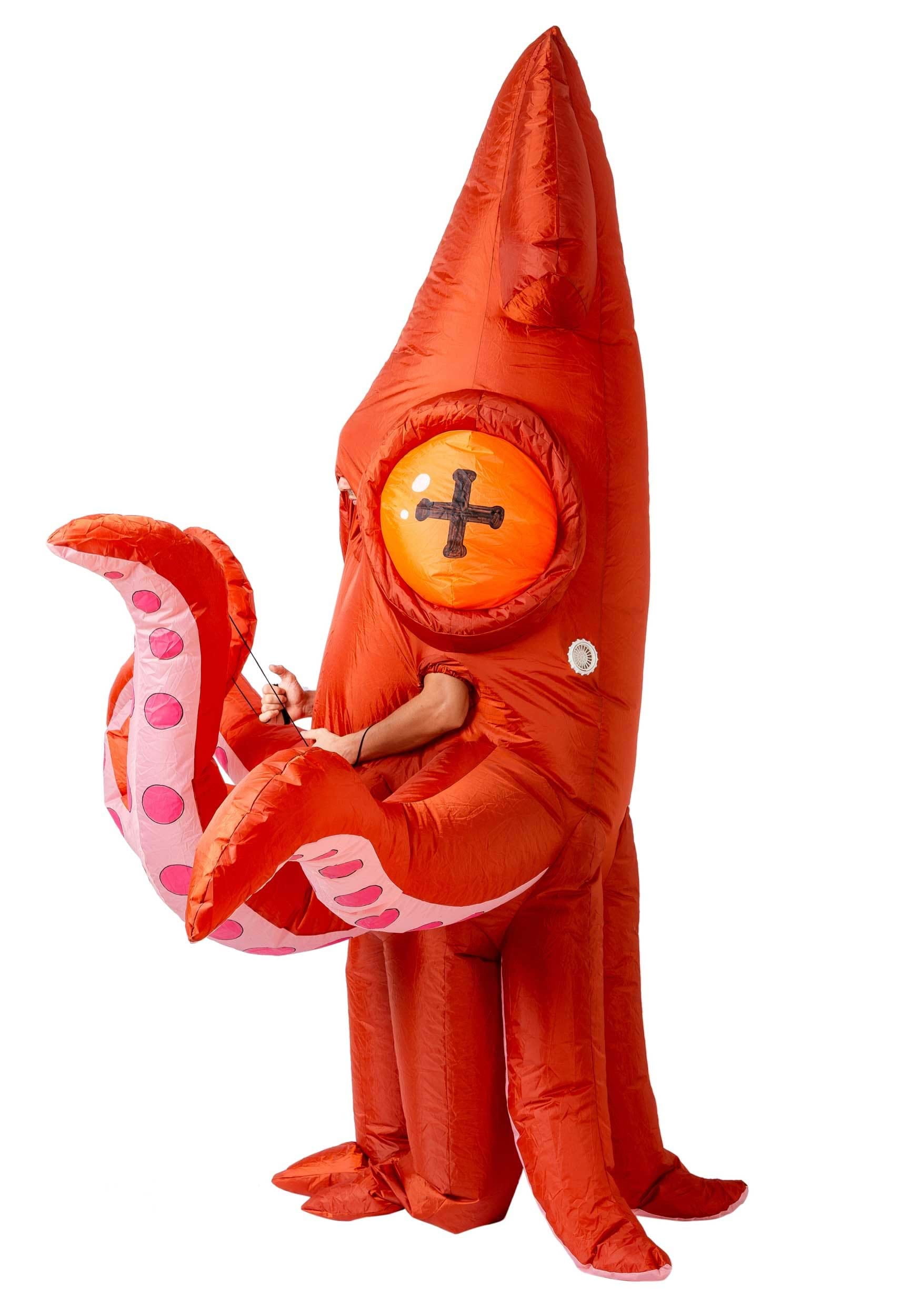Adult Inflatable Giant Squid Costume - Walmart.com