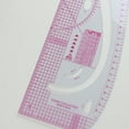 thumbnail image 4 of 7PCS Regla métrica francesa Ropa Regla de moda Regla de graduación en forma de curva Eccomum Regla métrica, 4 of 7