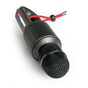 Singing Machine Move Microphone with Lighting Effects and Bluetooth, SMM575, Black