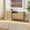 Light Peach, Faded Driftwood, Dark Brown / Doris, variant on Hauteloom Doris Living Room, Bedroom Area Rug - Orange, Gray, Brown - 27" x 45"