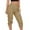 Khaki, variant on Prolriy Capris Pants for Women, Womens Cargo Trousers Cargo Pants with Pocket High Waist Jogging Bottoms Solid Color Summer Trousers Leisure Trousers Paperbag Work Trousers Womens Pants Dark Blue S