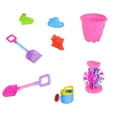 thumbnail image 2 of Rciityk 8Pcs Silicone Beach Toys for Kids - Girls Baby Sandbox Toys with Shovel, Toddler Beach Bucket Set with Sand Toy Molds for Outdoor Summer Playset Travel, 2 of 6