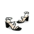 thumbnail image 4 of DREAM PAIRS Women's Heels Chunky Block Strappy Square Open Toe Ankle Buckle Heeled Sandals Wedding Party Dress Shoes Indie, 4 of 6