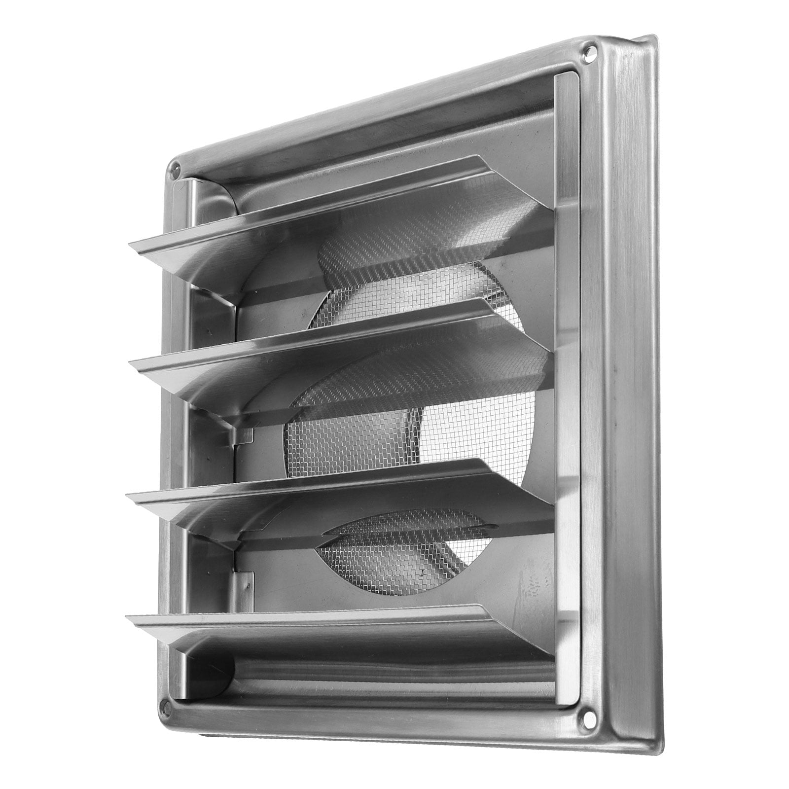 OUNONA 1 Set Stainless Steel Exhaust Vent Duct Cover Air Vent Grille Cover Exterior Wall Vent Hood