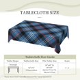 thumbnail image 6 of Rectangle Table Cloth, Clan Fitzgerald Tartan Blue Plaid Resistant Washable Tablecloth Decorative Table Cover for Dining, Indoor and Outdoor, 6 of 6