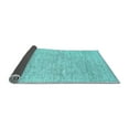 thumbnail image 2 of Ahgly Company Indoor Rectangle Abstract Light Blue Contemporary Area Rugs, 6' x 9', 2 of 4