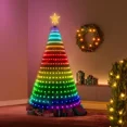 thumbnail image 5 of Luces LED inteligentes para árbol de Navidad con temporizador remoto, sincronización de música, control por aplicación Bluetooth, luces para árbol de Navidad, decoración de fiestas de hadas, 5 of 5