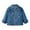 Blue, variant on KAUOD Girls Jeans Jackets Cute Star Embroidery Buttons Front Denim Jackets Teen Kids Vintage Pockets Jeans Coats Clothes