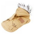 thumbnail image 3 of Dog Coat with Hood Warm Puppy Jacket in Winter, 3 of 7