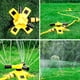 thumbnail image 5 of Aspersor de jardín, boquilla de riego ajustable, aspersor de césped automático giratorio de 360°, aspersor de riego automático de jardín para campo de verduras de jardín de césped (amarillo) Ormromra ZSY-1196, 5 of 5