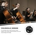 thumbnail image 2 of Professional Rubber Portable Violoncello Silencers Cello Practice Sordine, 2 of 5