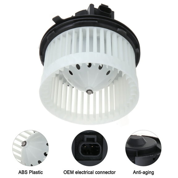 ECCPP ABS Plastic Heater Blower Motor for Chevrolet w/ Fan Cage Blower Motor FIT for 2002-2006 for Cadillac Escalade /2002 for Cadillac Escalade EXT /2002 for Chevrolet Avalanche 1500