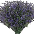 thumbnail image 1 of 4pcs Artificial Lavender Purple Fake Flowers Acsergery Gift Lavenders Plants, 1 of 3