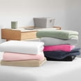 thumbnail image 6 of The Sheet Lab Solid Plush Microfiber Throw Blanket, Black, 50" x 70", 6 of 6