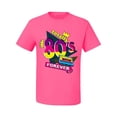 thumbnail image 3 of Totally 80's Forever Vintage Men's Graphic T-Shirt, Neon Pink, Large, 3 of 5